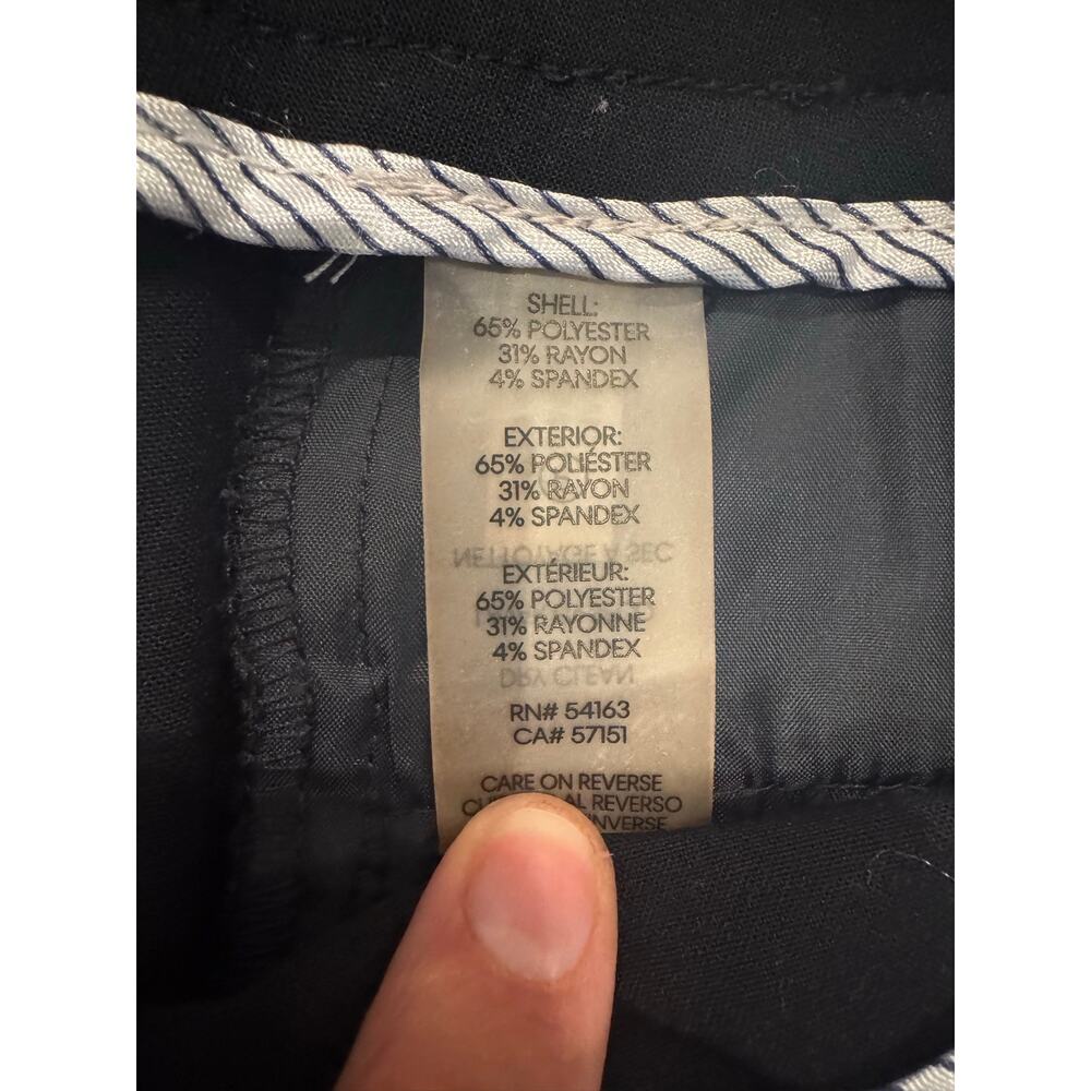 Calvin Klein Curvy Fit Black Dress Pants Women’s Size 16 Career Trousers - Picture 4 of 7